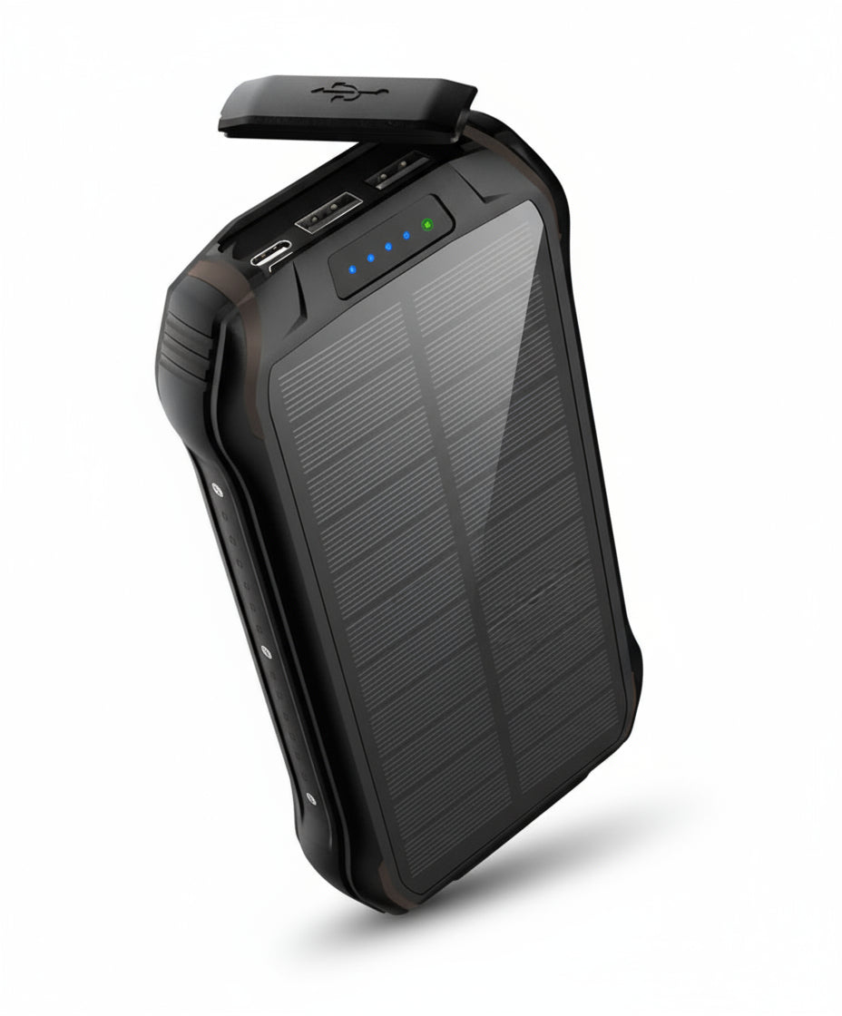 Zyntrax™ Solar Wireless Power Bank – 26,800mAh - ZyntraX