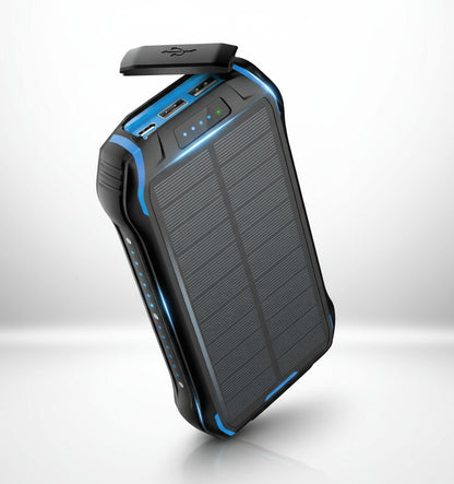 Zyntrax™ Solar Wireless Power Bank – 26,800mAh - ZyntraX
