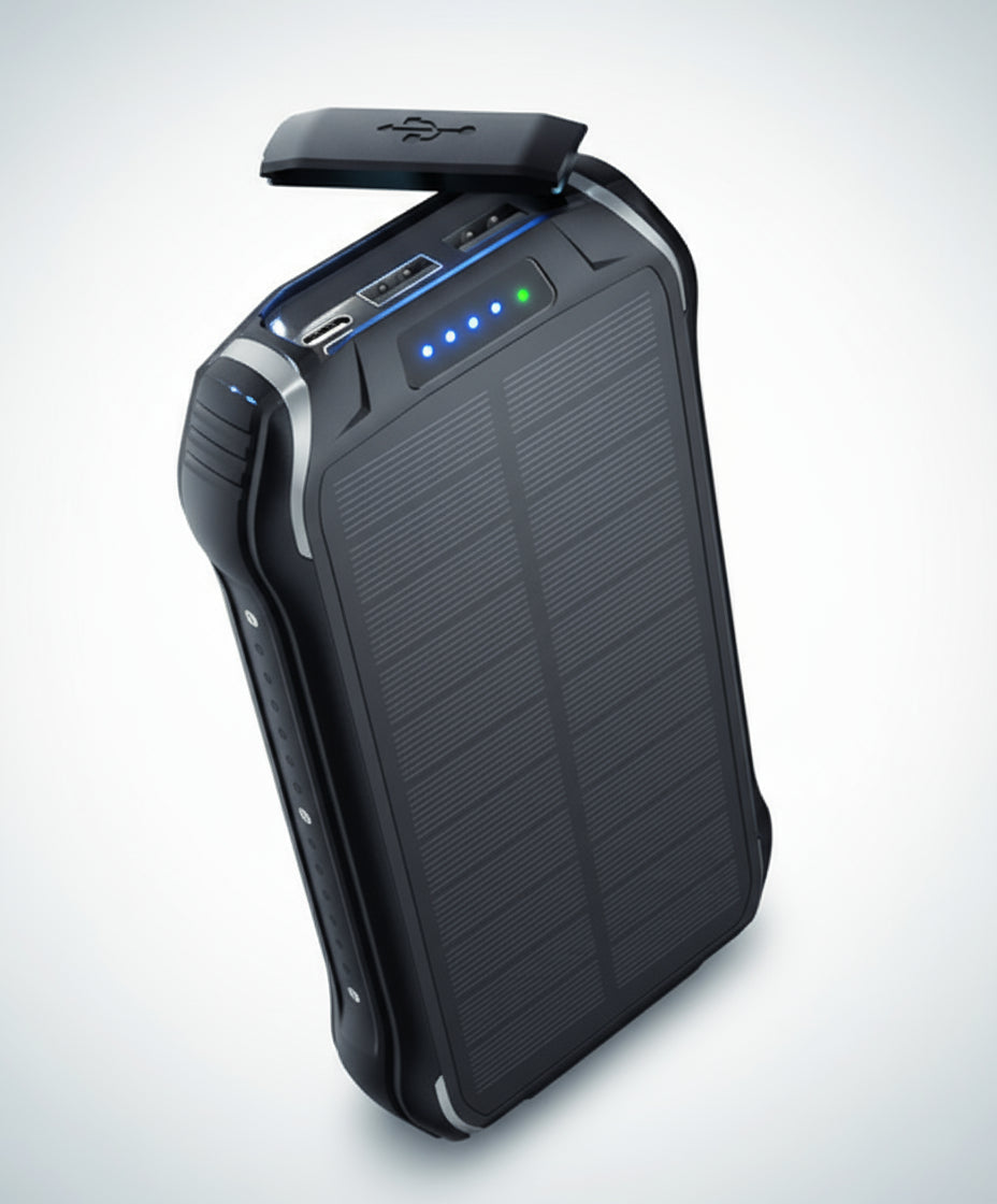 Zyntrax™ Solar Wireless Power Bank – 26,800mAh - ZyntraX
